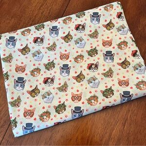 Fancy Cats Cotton Fabric 2 Yards